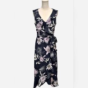 Vince Camuto Elegant Floral Midi Dress